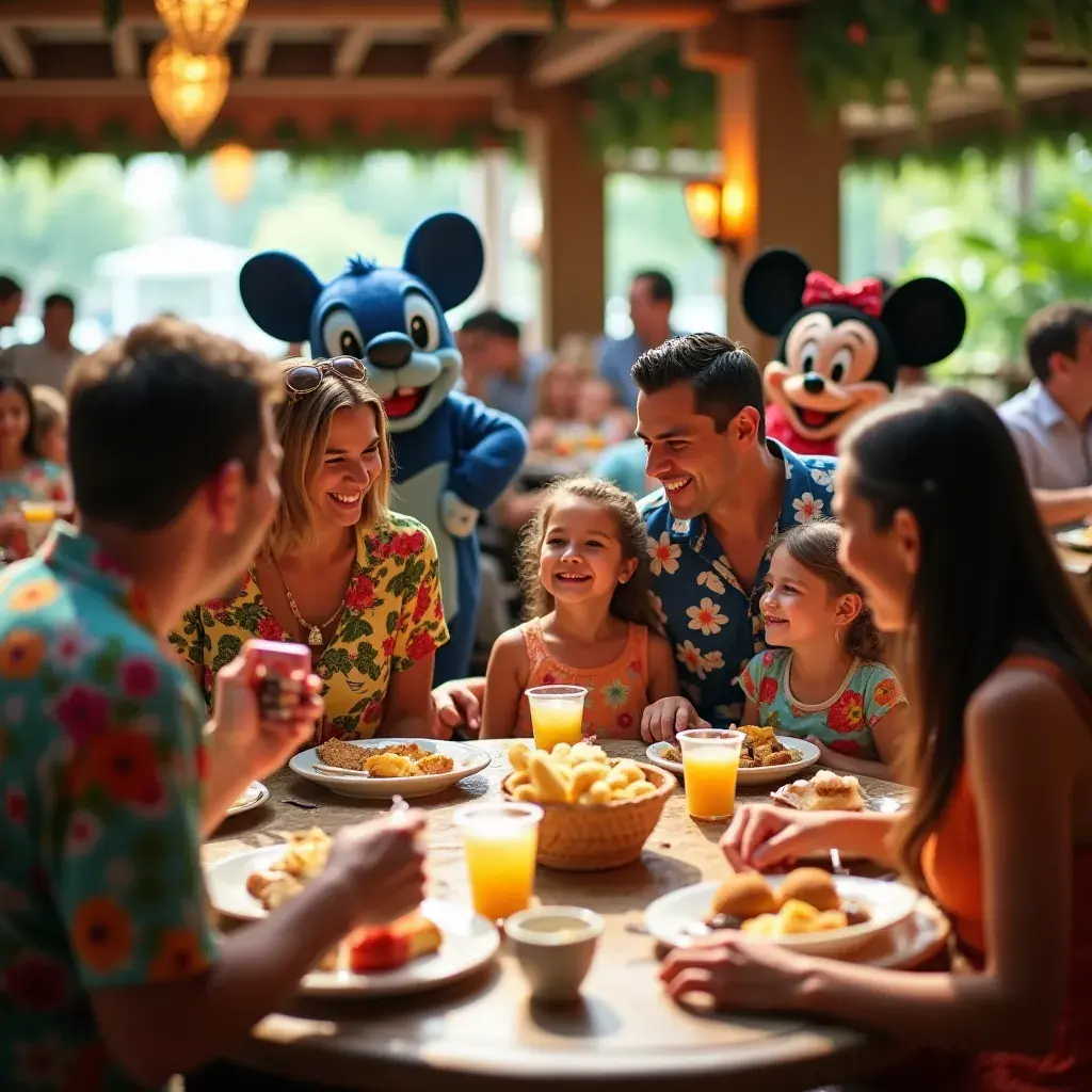 Взрослые и дети наслаждаются аттракционами вместе