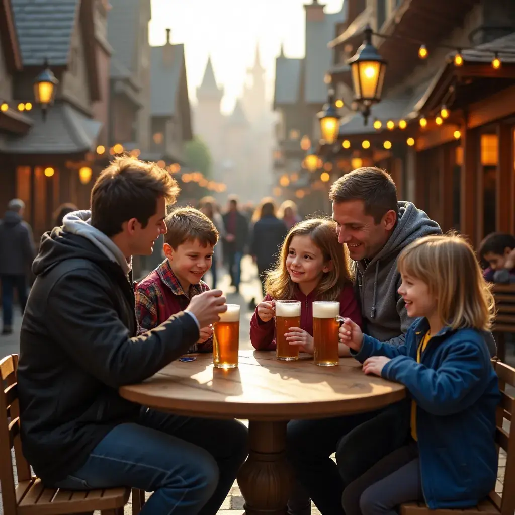 Захватывающий момент на американских горках