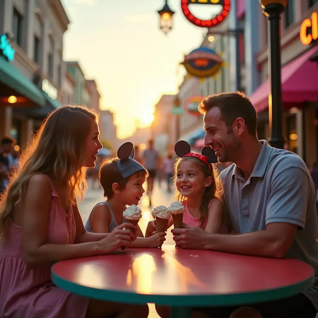 Персонажи Диснея, позирующие для фотографий с посетителями